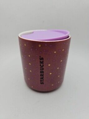 Starbucks 2021 Lilac Rose Speckled Lidded Tumbler 8 Oz